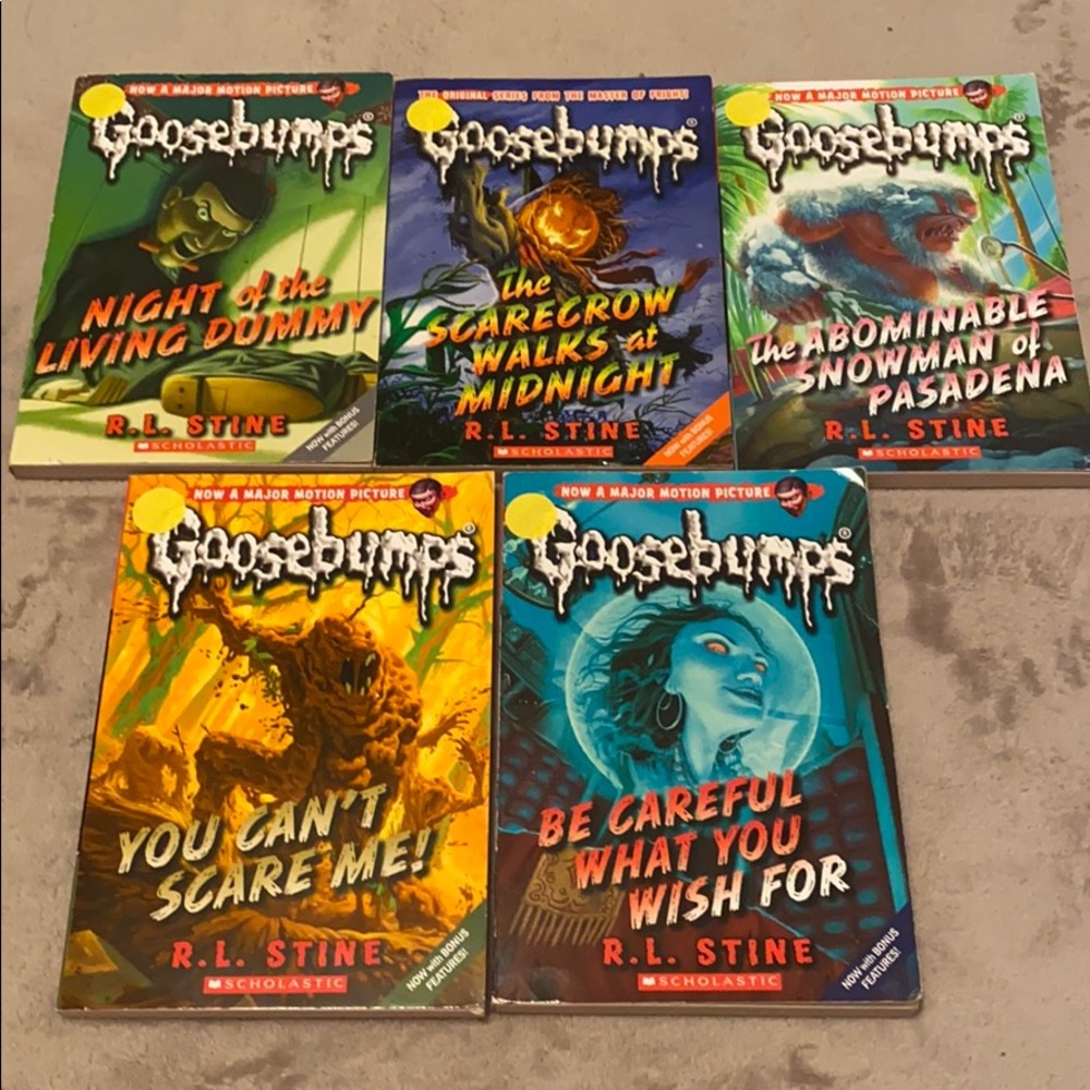 Goosebumps Books Lot